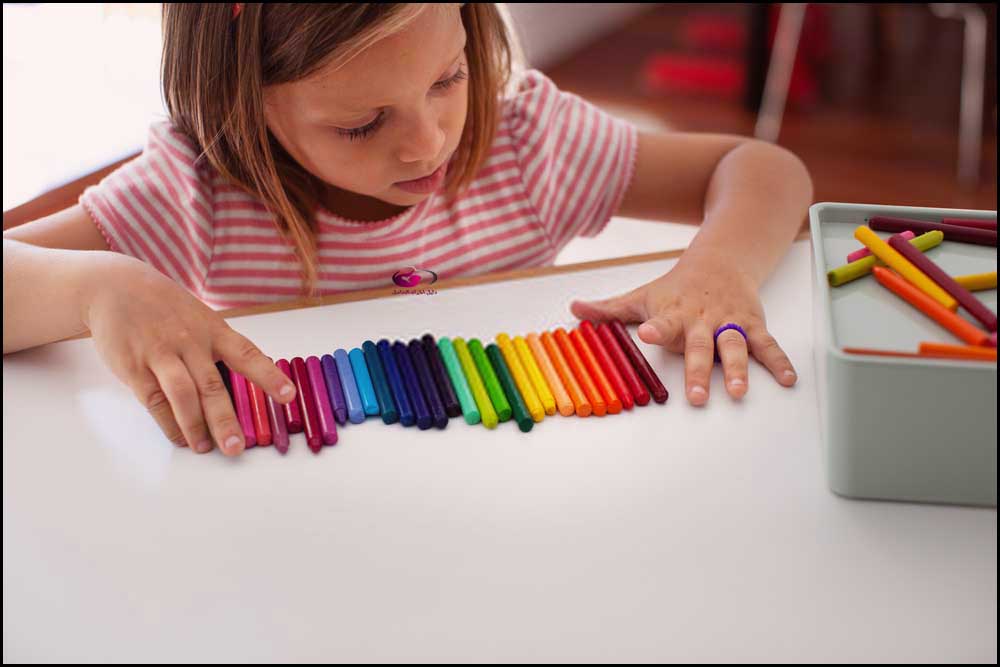 أعراض عمى الألوان عند الأطفال